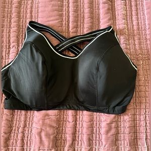 Lane Bryant LIVI black sports bra - light to medium impact.